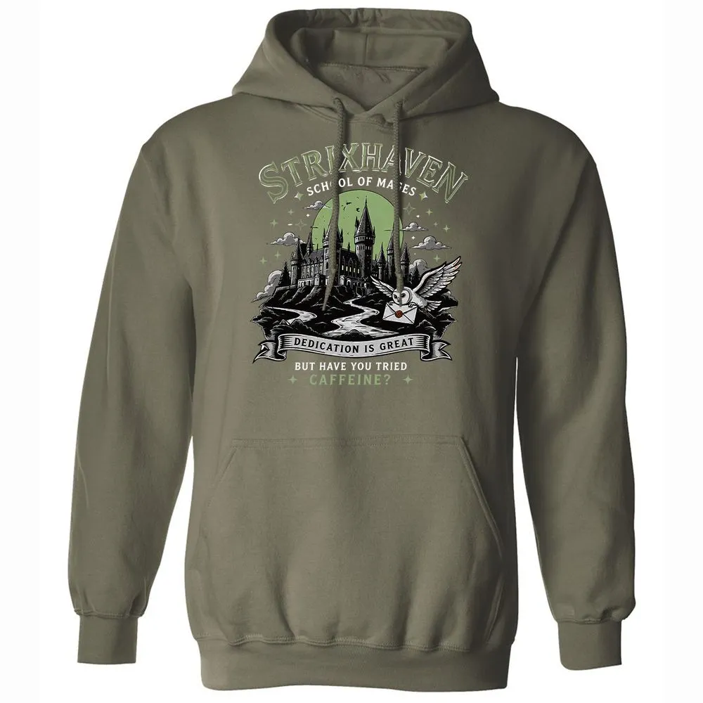 Strixhaven - School Of Mages Classic Unisex Hoodie - Military Green - 9