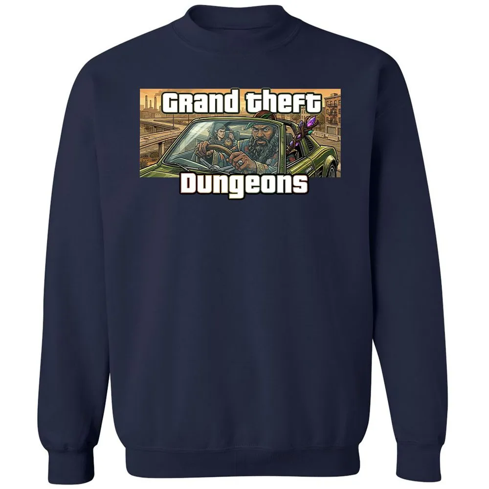 Grand Theft Dungeons Classic Unisex Sweatshirt - Navy - 2