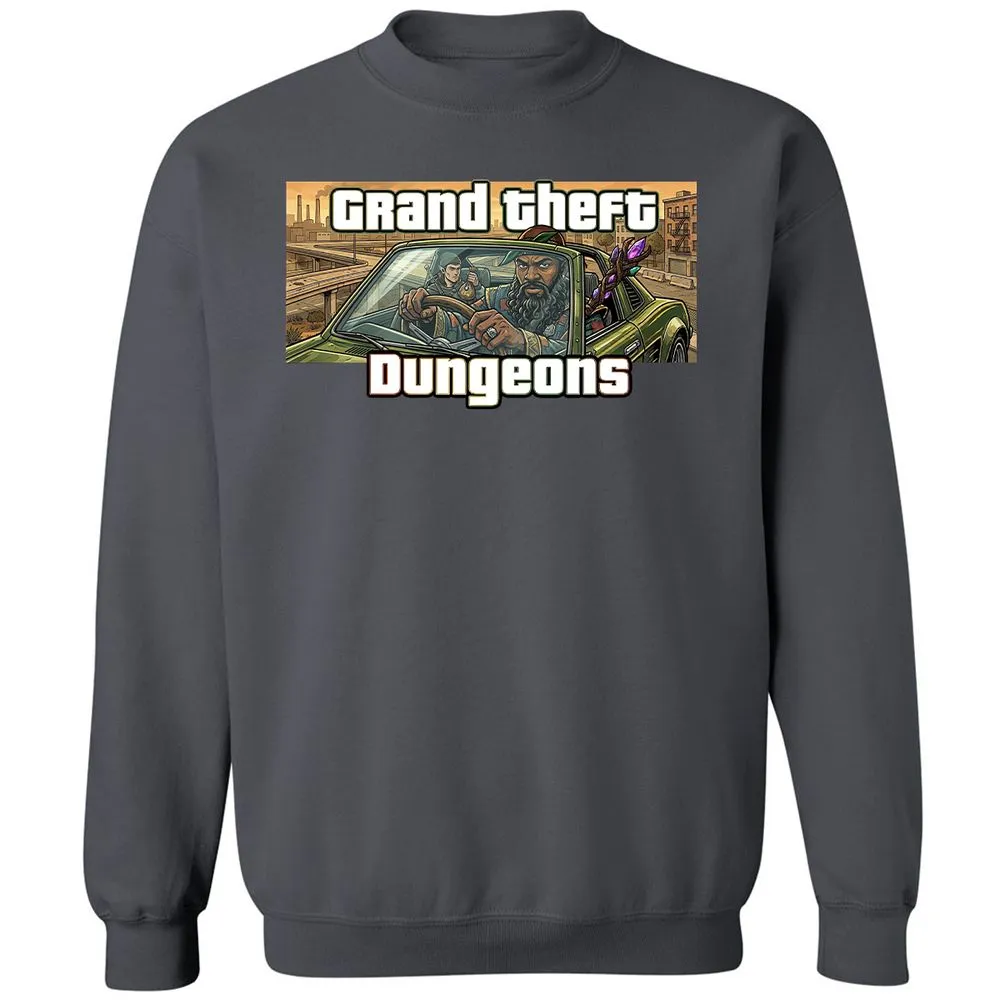 Grand Theft Dungeons Classic Unisex Sweatshirt - Charcoal - 6