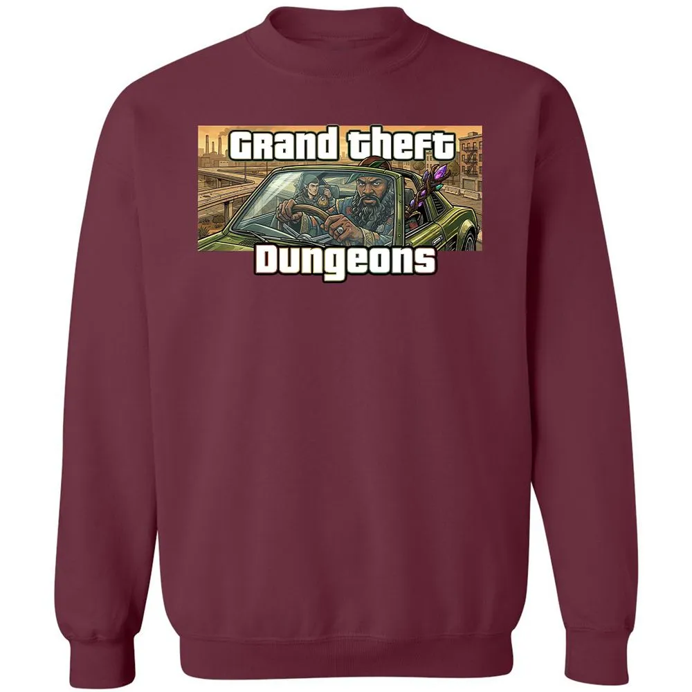 Grand Theft Dungeons Classic Unisex Sweatshirt - Maroon - 8