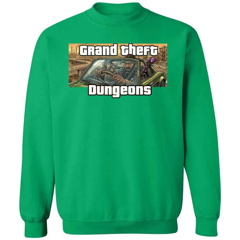 Grand Theft Dungeons Classic Unisex Sweatshirt - Irish Green - 13