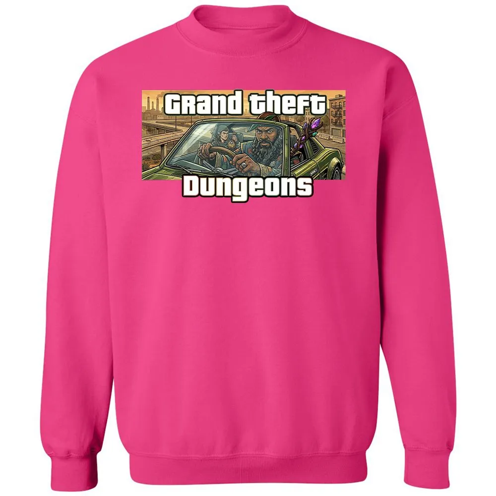 Grand Theft Dungeons Classic Unisex Sweatshirt - Heliconia - 15