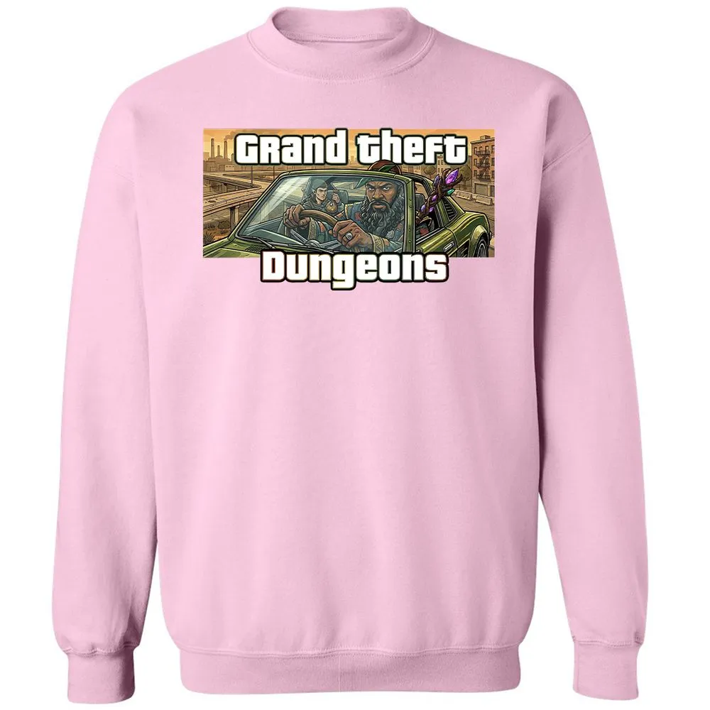 Grand Theft Dungeons Classic Unisex Sweatshirt - Light Pink - 19