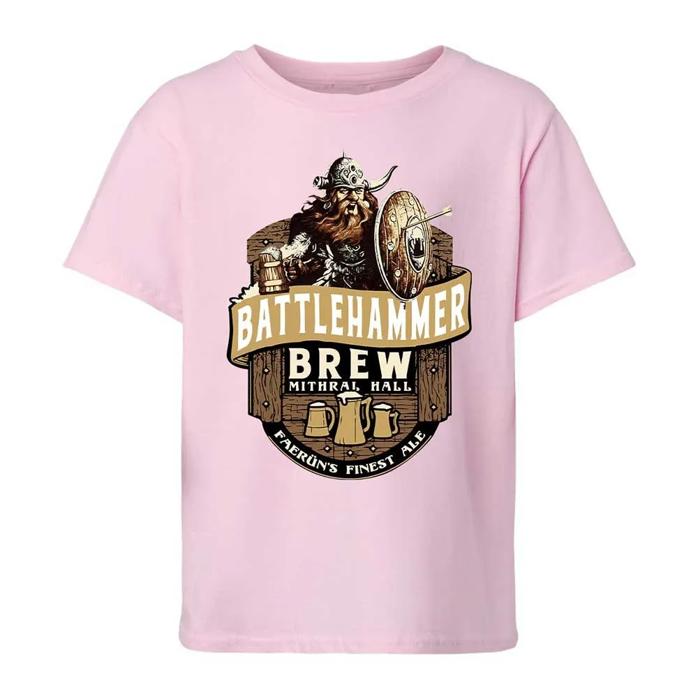 Battlehammer Brew Kids T-Shirt - Light Pink - 7