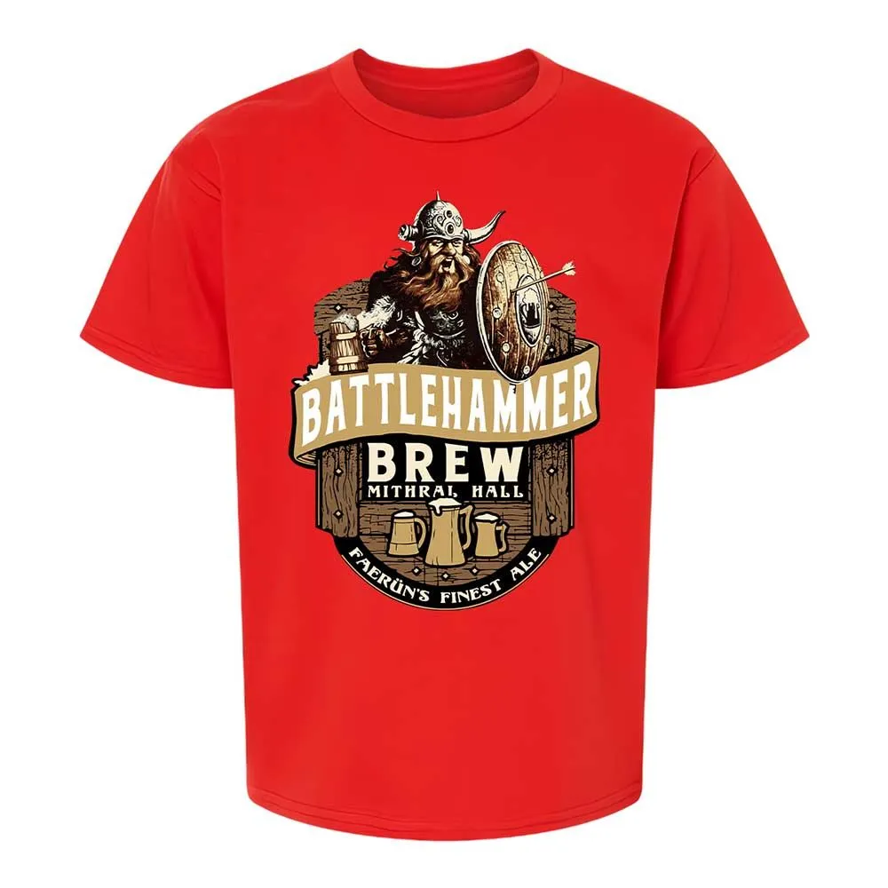 Battlehammer Brew Kids T-Shirt - Red - 8