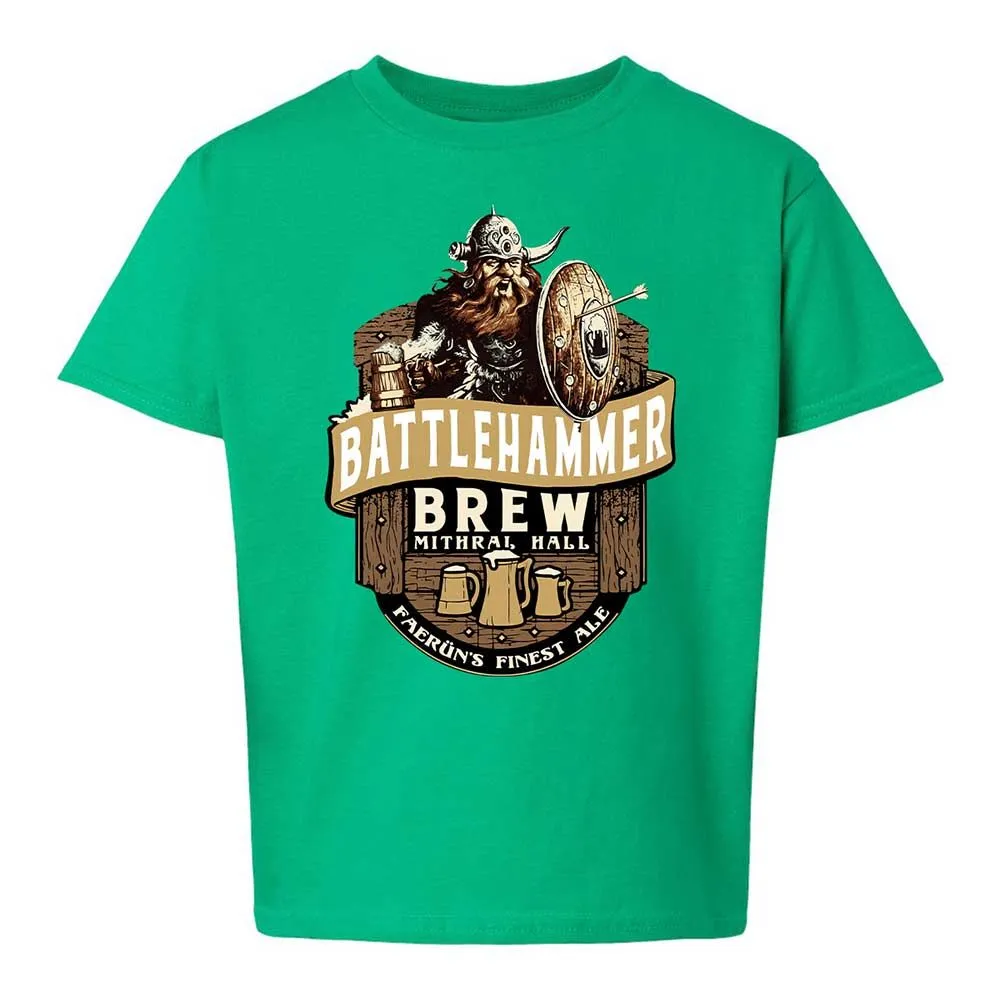 Battlehammer Brew Kids T-Shirt - Irish Green - 16