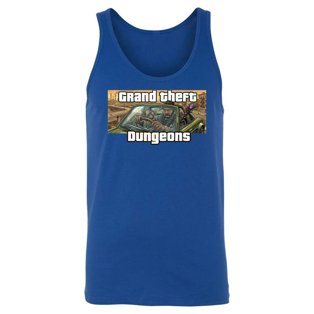 Grand Theft Dungeons Unisex Jersey Tank - True Royal - 3