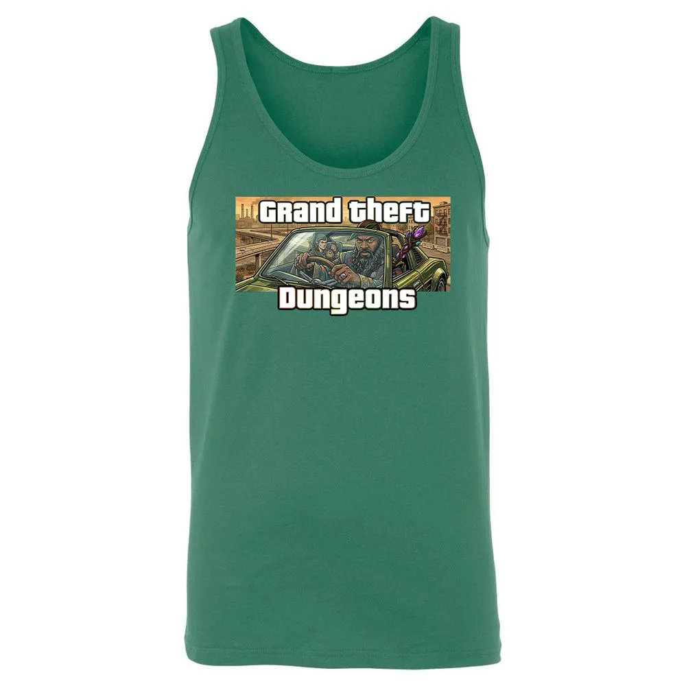 Grand Theft Dungeons Unisex Jersey Tank - Kelly - 7