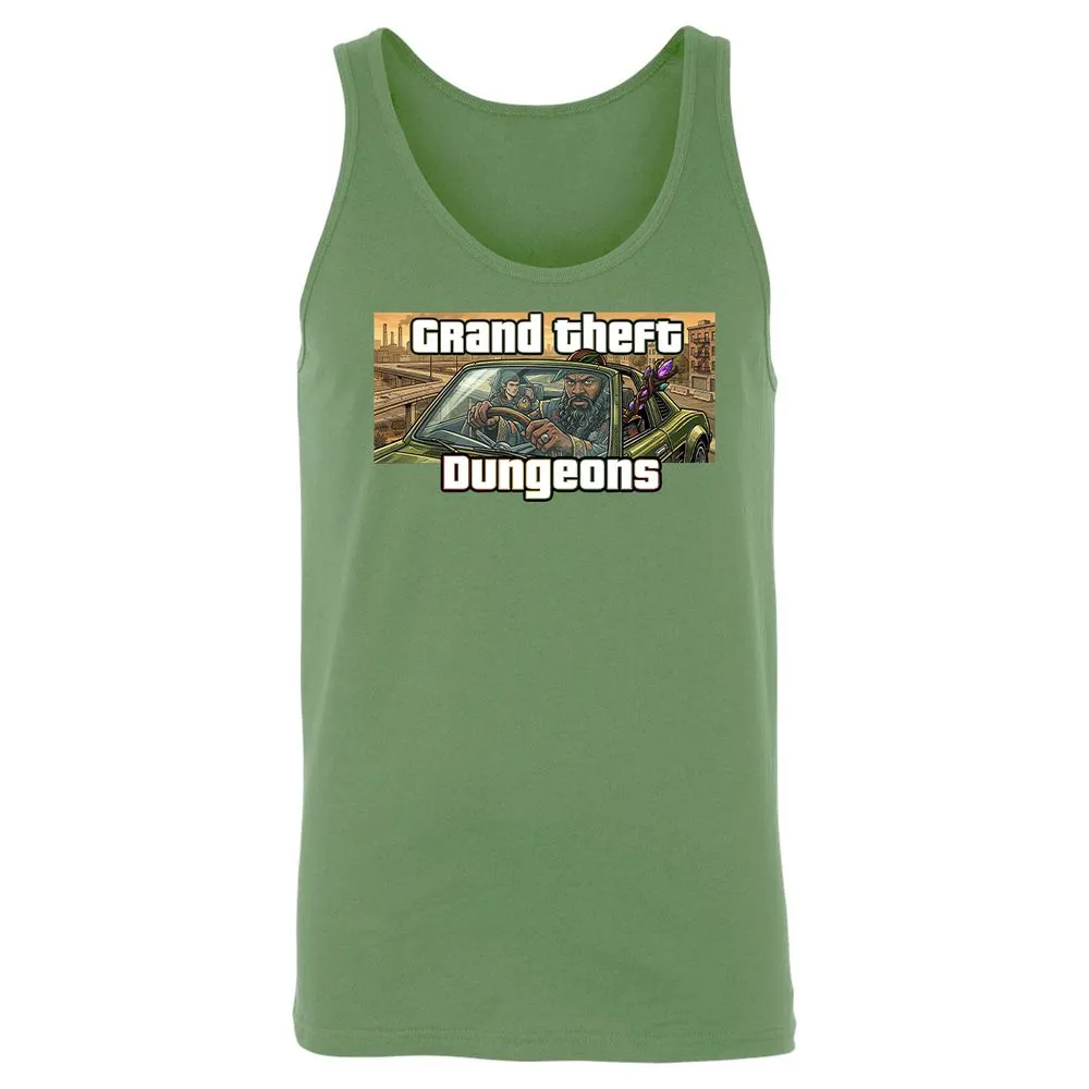 Grand Theft Dungeons Unisex Jersey Tank - Leaf - 8