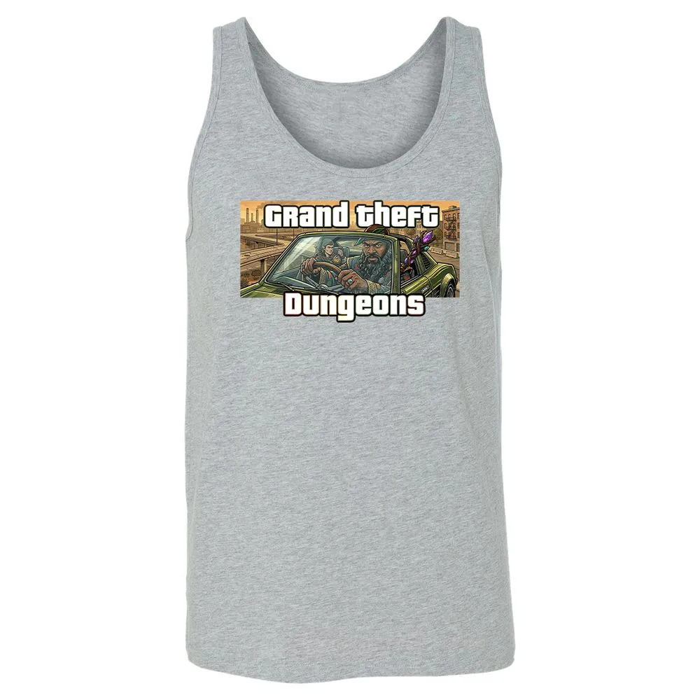 Grand Theft Dungeons Unisex Jersey Tank - Athletic Heather - 10