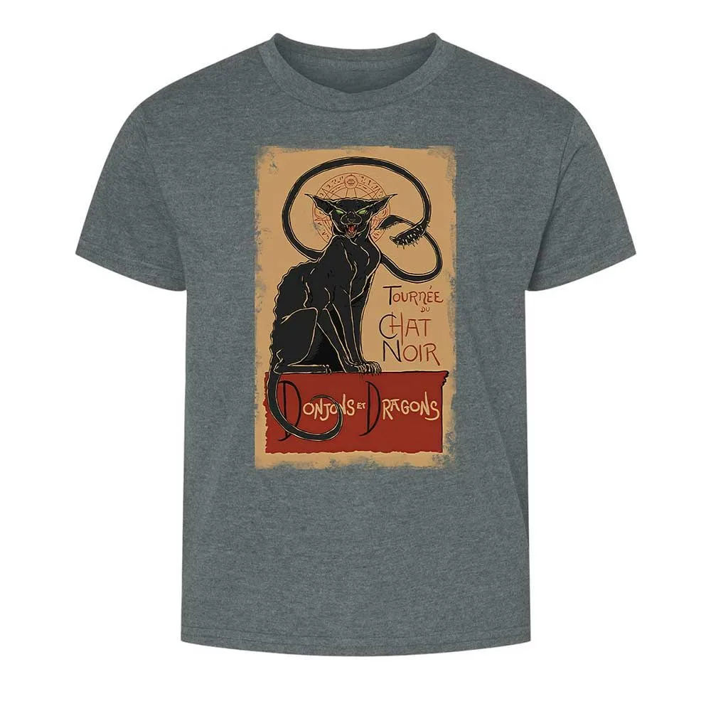 Tournee Du Chat Noir Kids T-Shirt - Dark Heather - 10
