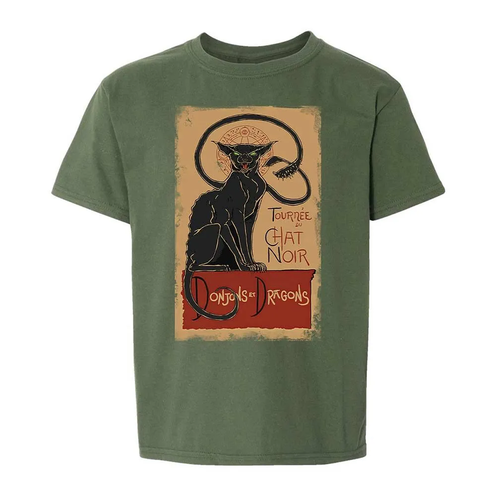 Tournee Du Chat Noir Kids T-Shirt - Military Green - 19