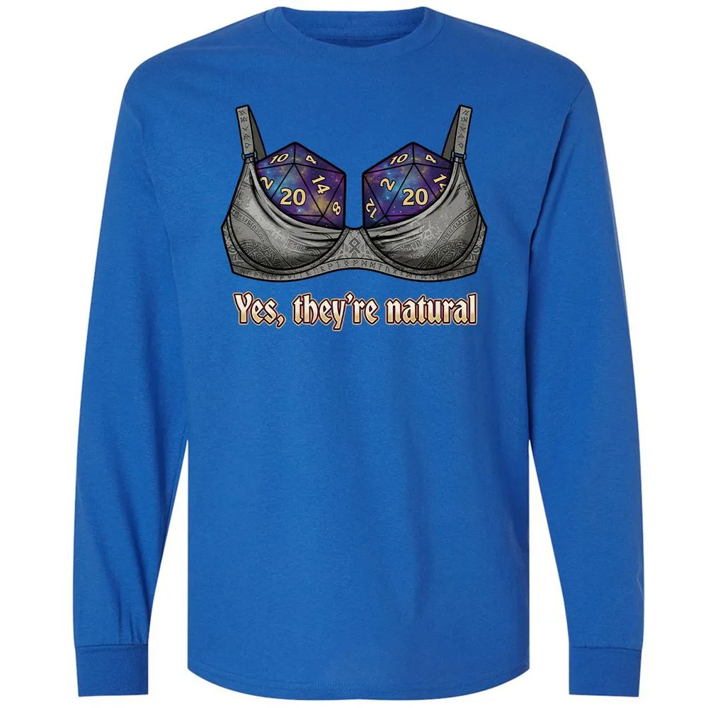 They Are Natural Nat20 Long Sleeve T-Shirt - Royal - 3