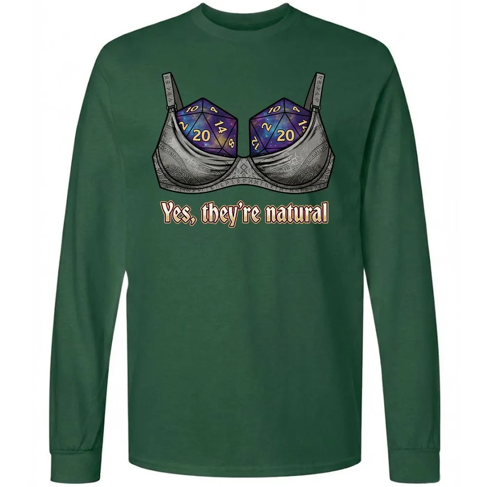 They Are Natural Nat20 Long Sleeve T-Shirt - Forest Green - 4