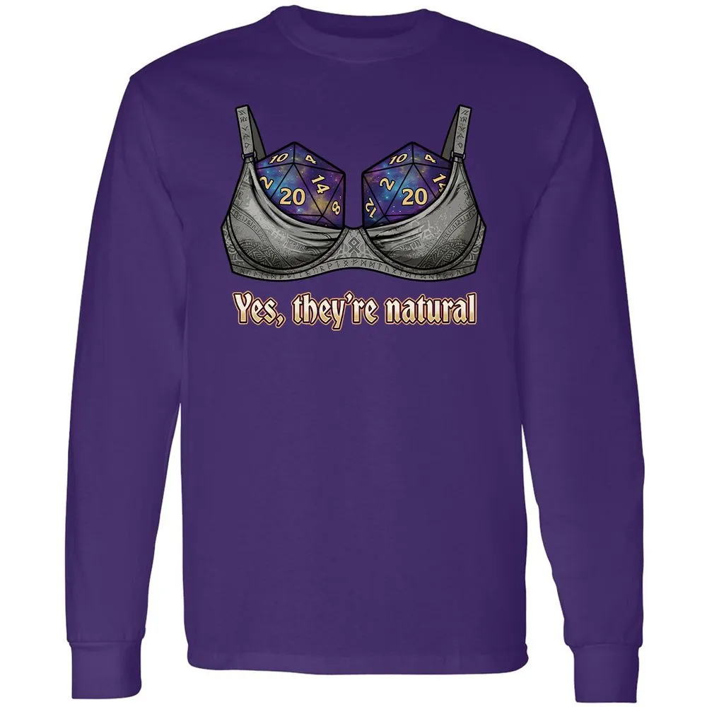 They Are Natural Nat20 Long Sleeve T-Shirt - Purple - 12
