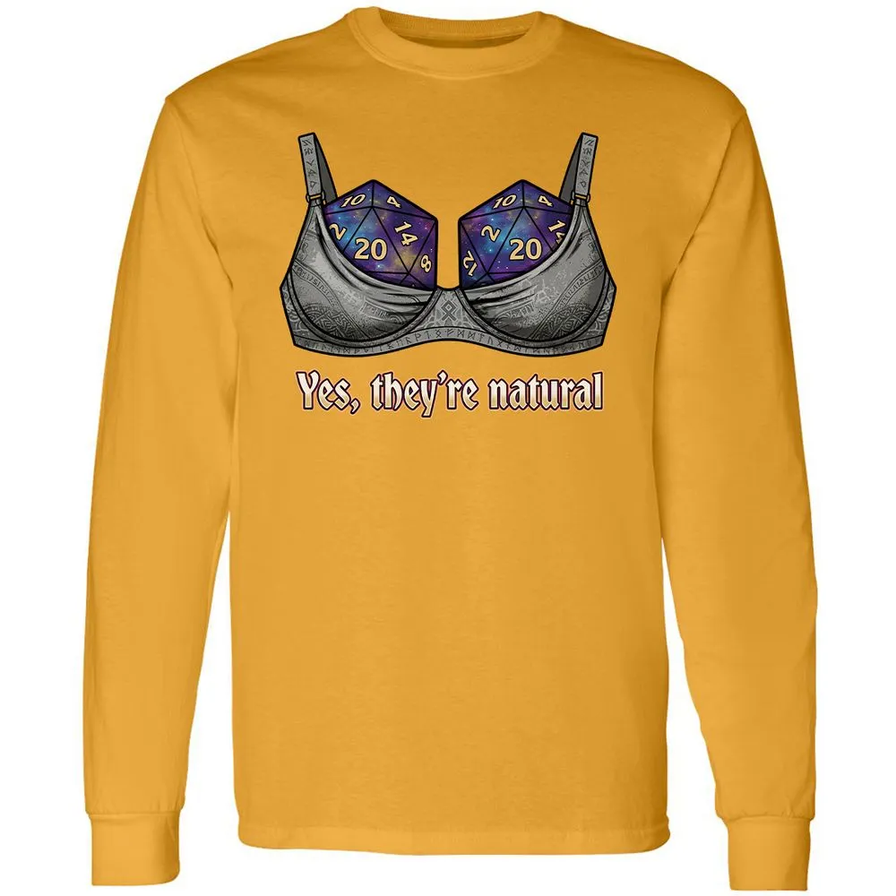 They Are Natural Nat20 Long Sleeve T-Shirt - Gold - 13