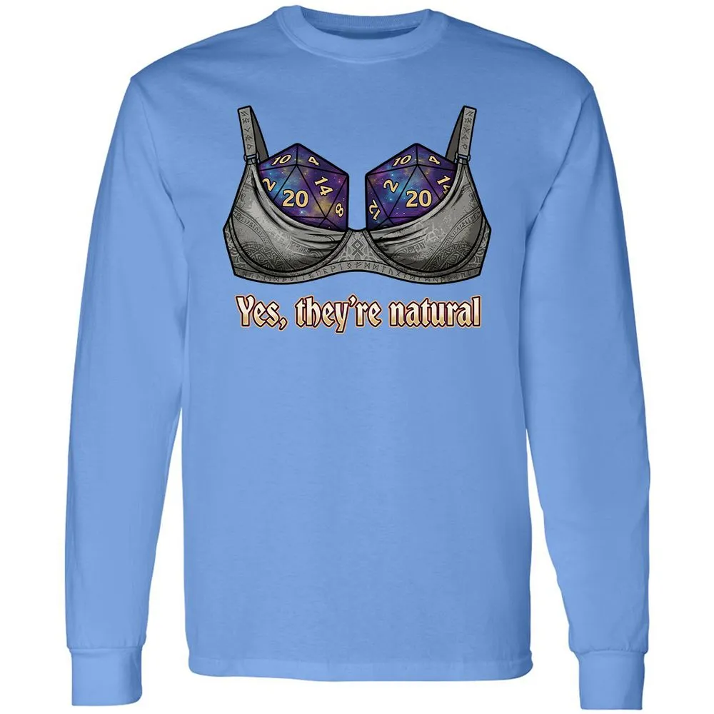 They Are Natural Nat20 Long Sleeve T-Shirt - Carolina Blue - 15