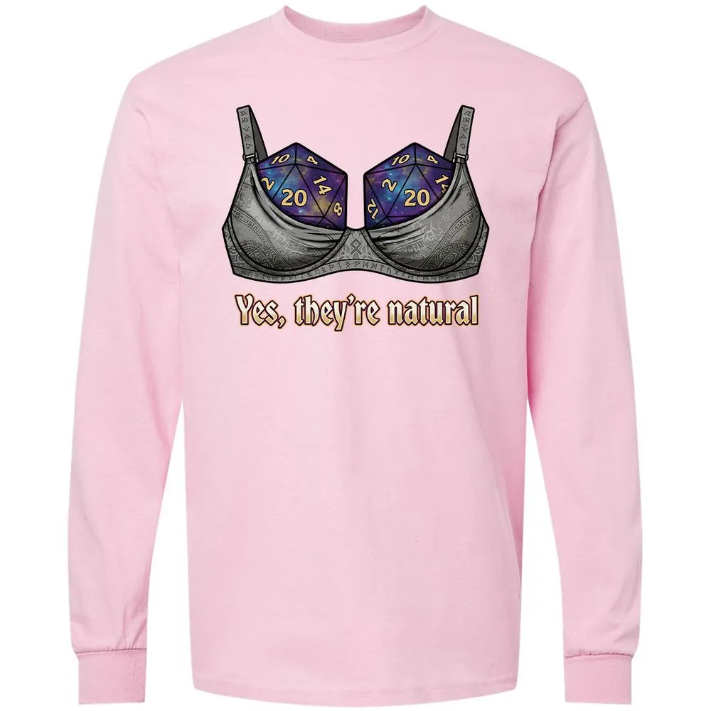 They Are Natural Nat20 Long Sleeve T-Shirt - Light Pink - 16