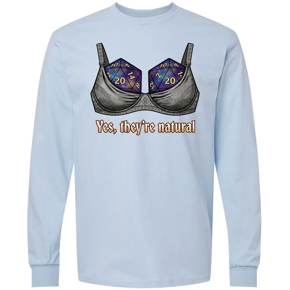 They Are Natural Nat20 Long Sleeve T-Shirt - Light Blue - 18