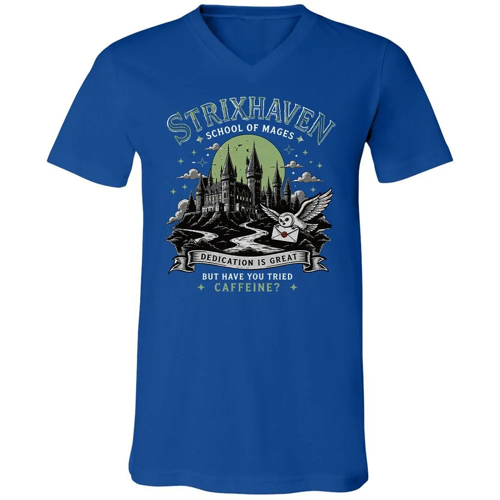 Strixhaven - School Of Mages Unisex V-Neck T-Shirt - True Royal - 4