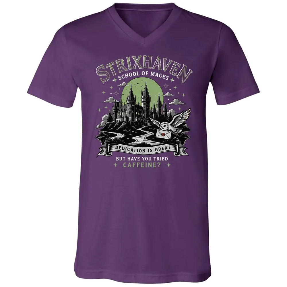Strixhaven - School Of Mages Unisex V-Neck T-Shirt - Team Purple - 10
