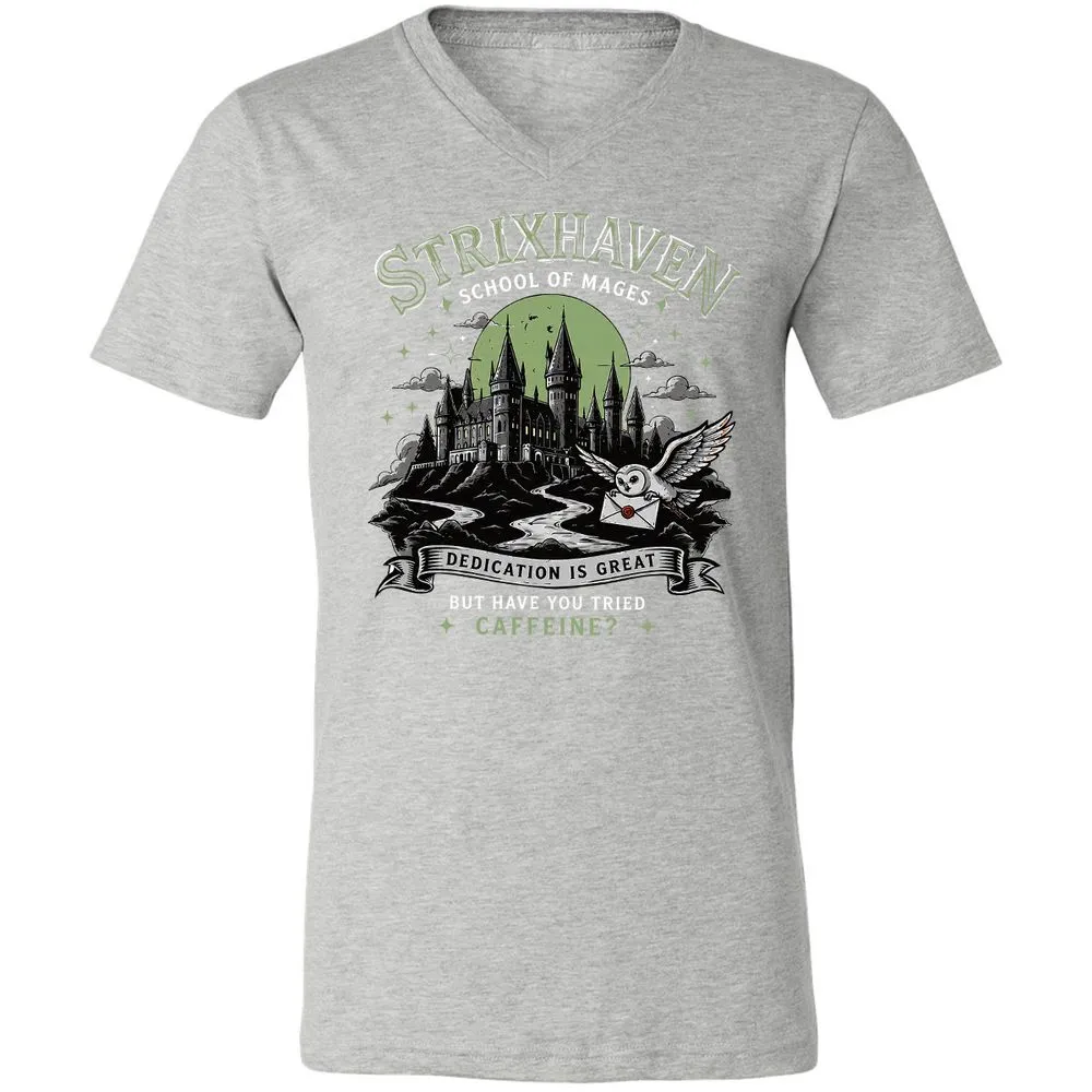 Strixhaven - School Of Mages Unisex V-Neck T-Shirt - Athletic Heather - 15