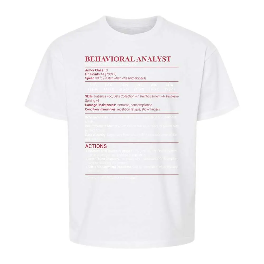 Behavioral Analyst - White - 5