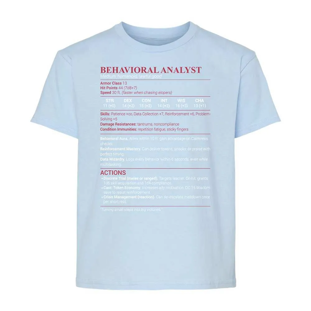 Behavioral Analyst - Light Blue - 6