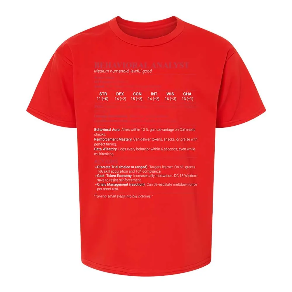 Behavioral Analyst - Red - 8