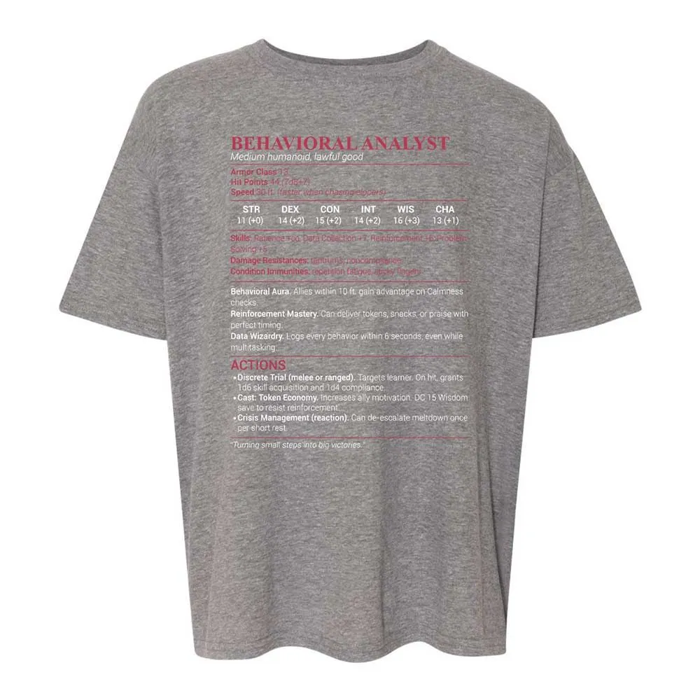 Behavioral Analyst - Graphite Heather - 12