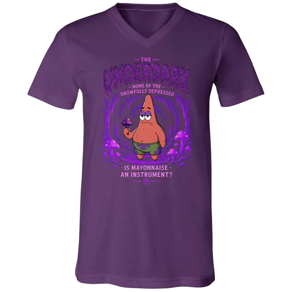 The Underdark Unisex V-Neck T-Shirt - Team Purple - 10