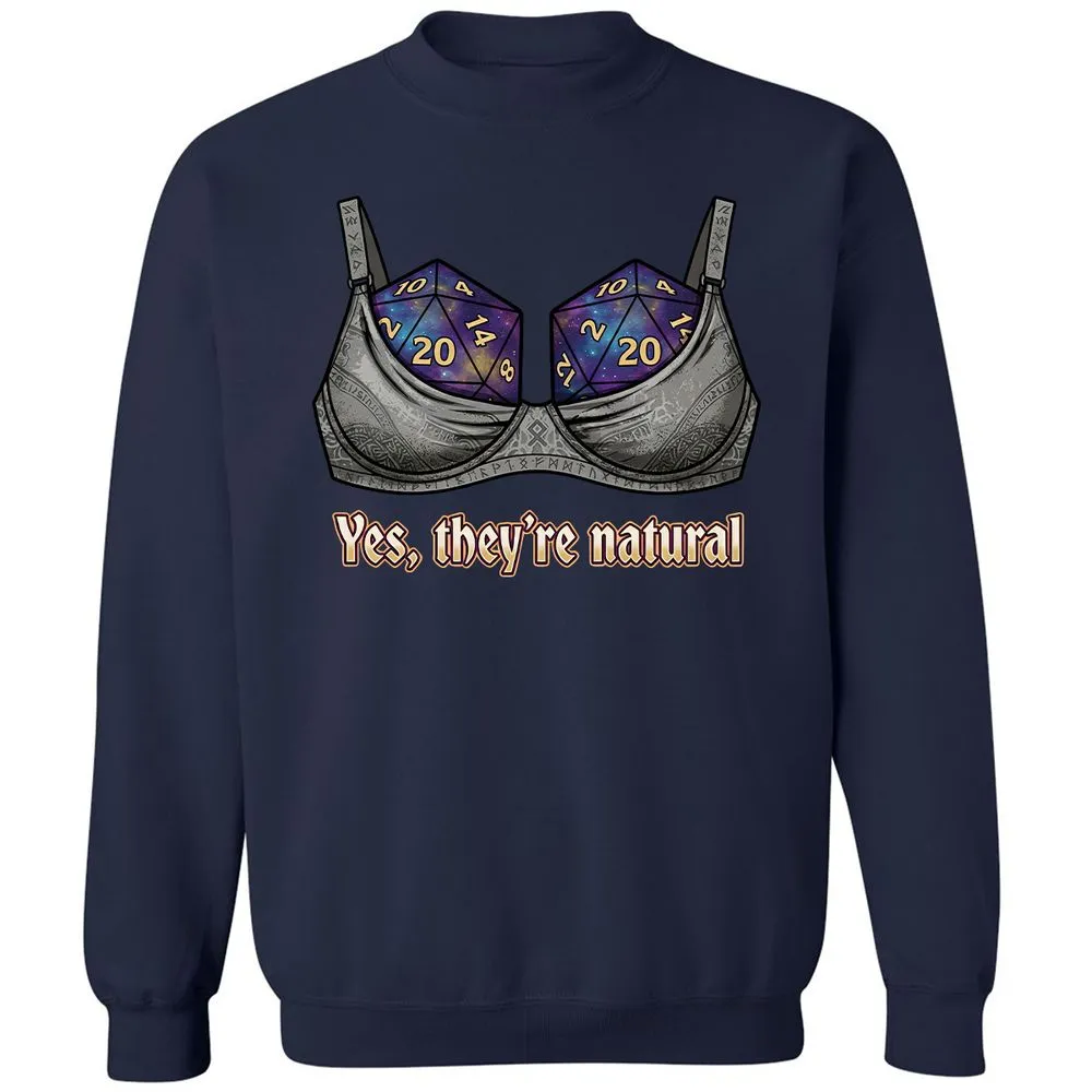 They Are Natural Nat20 Classic Unisex Sweatshirt - Navy - 2