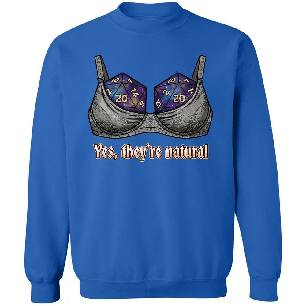 They Are Natural Nat20 Classic Unisex Sweatshirt - Royal - 3