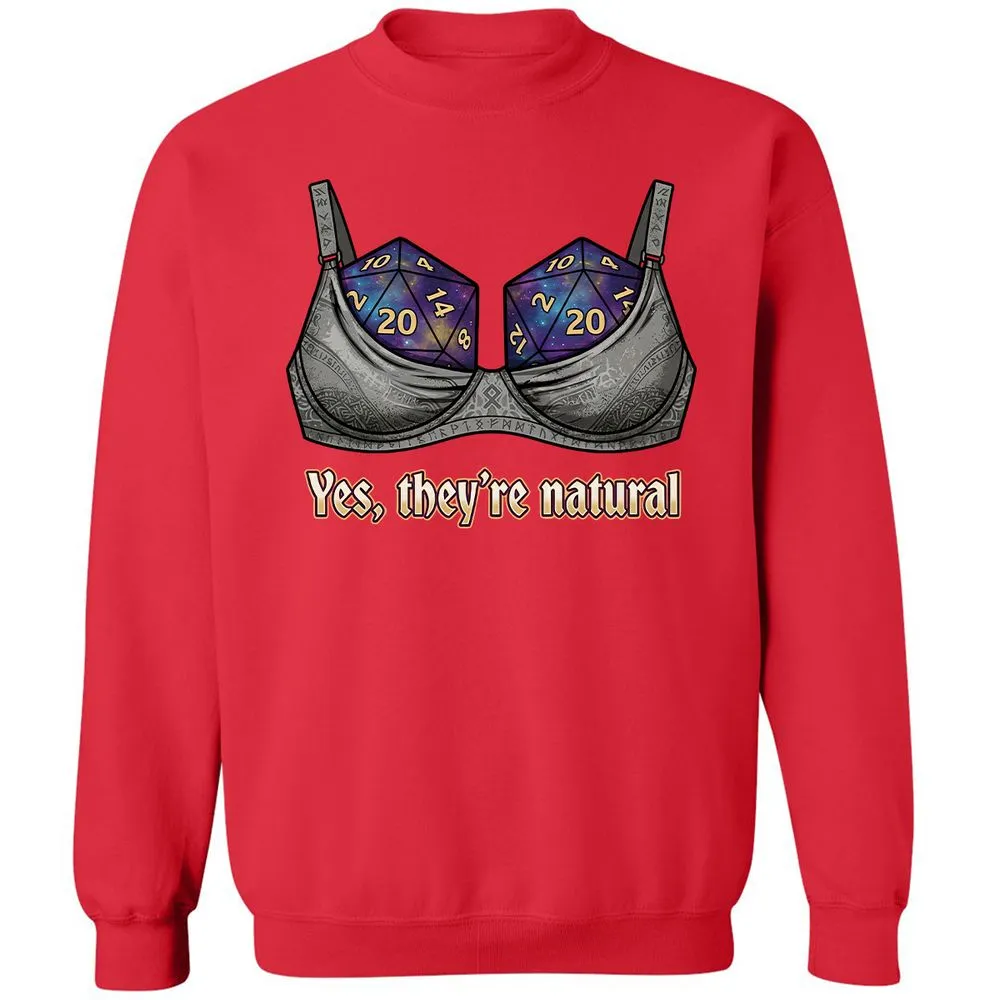 They Are Natural Nat20 Classic Unisex Sweatshirt - Red - 10