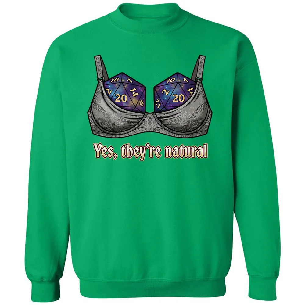 They Are Natural Nat20 Classic Unisex Sweatshirt - Irish Green - 13