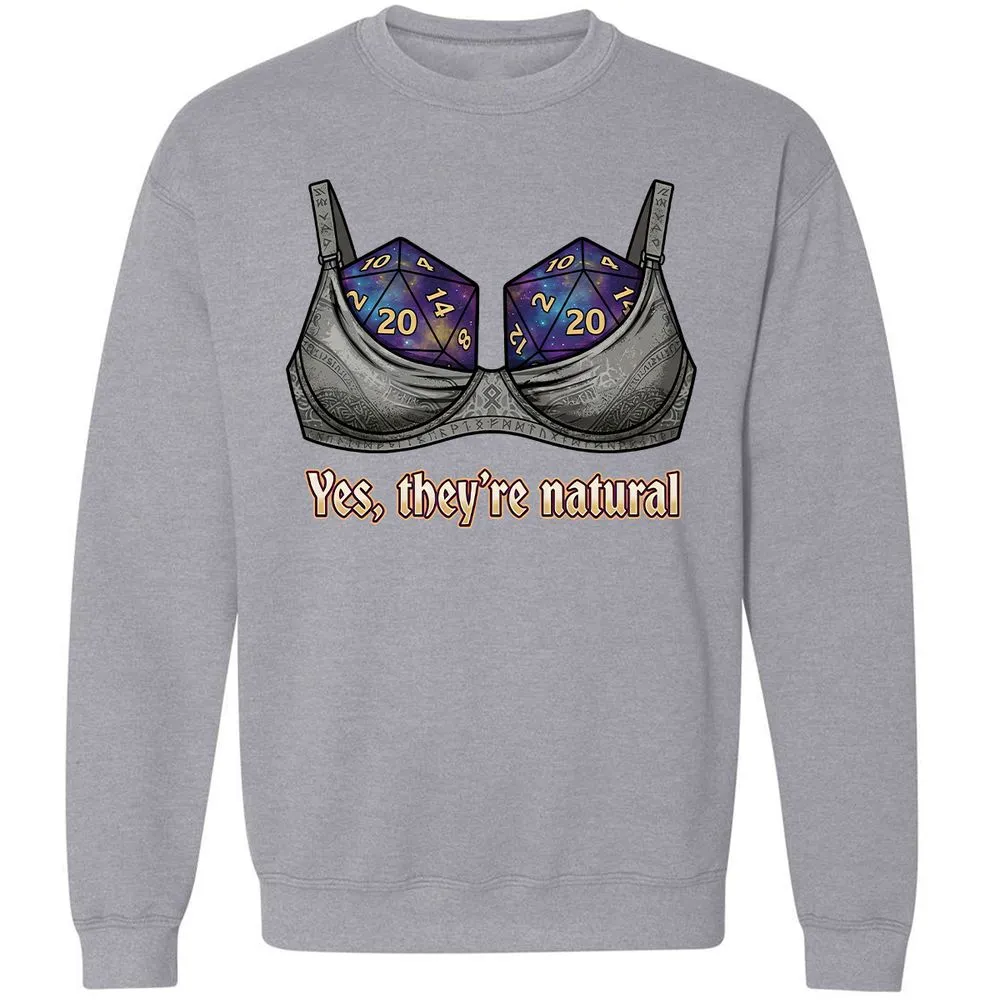 They Are Natural Nat20 Classic Unisex Sweatshirt - Sport Grey - 17