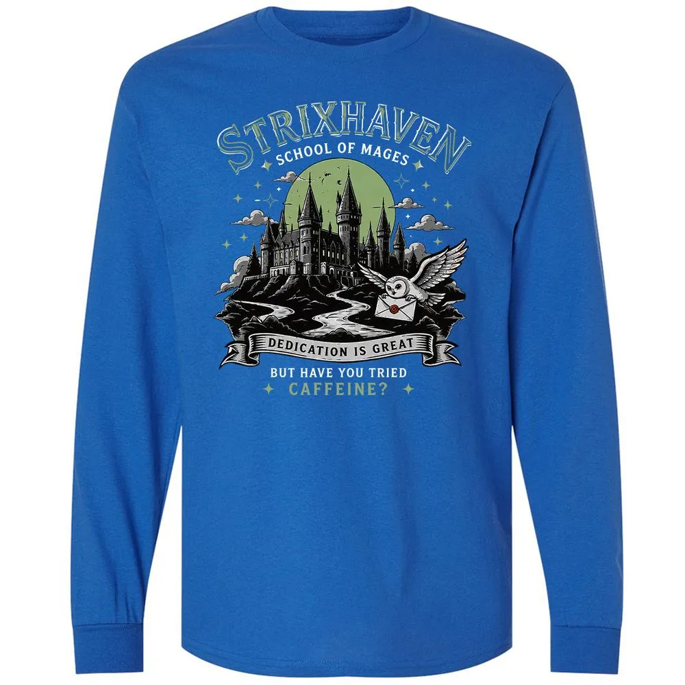 Strixhaven - School Of Mages Long Sleeve T-Shirt - Royal - 3