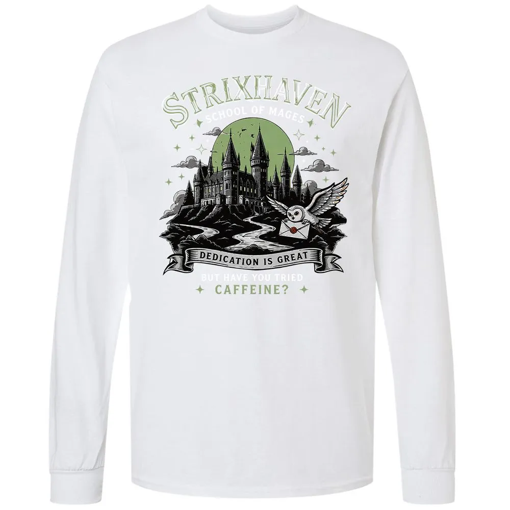 Strixhaven - School Of Mages Long Sleeve T-Shirt - White - 17