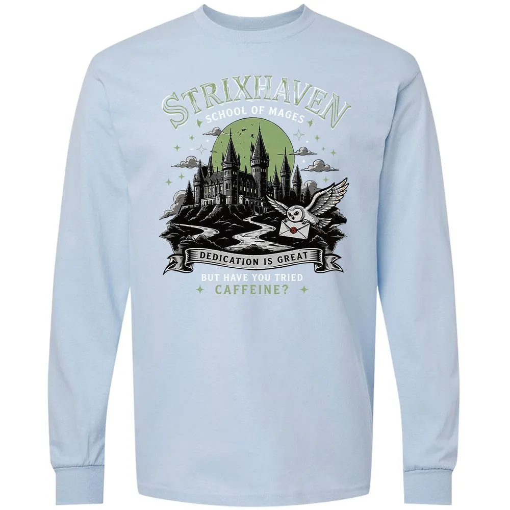 Strixhaven - School Of Mages Long Sleeve T-Shirt - Light Blue - 18