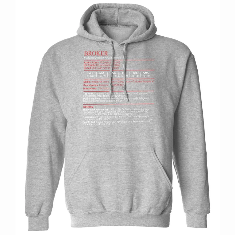 Broker Stats Block - Sport Grey - 19