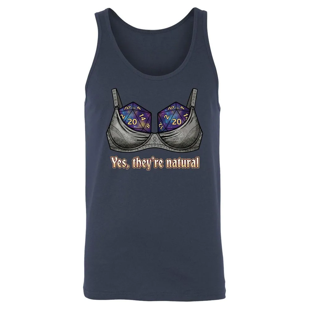 They Are Natural Nat20 Unisex Jersey Tank - Navy - 2