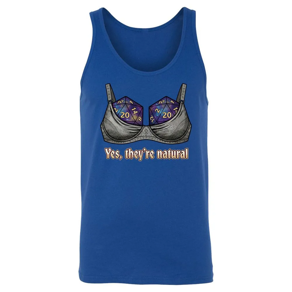 They Are Natural Nat20 Unisex Jersey Tank - True Royal - 3