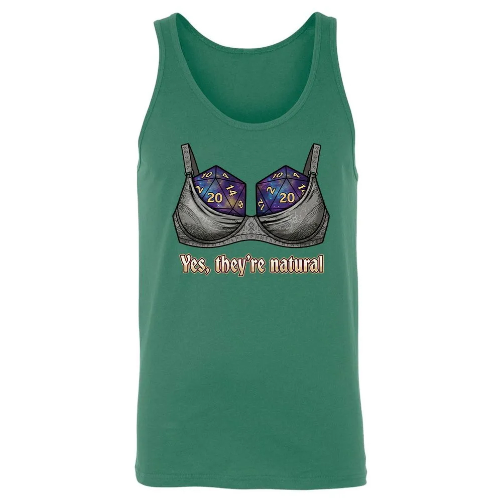 They Are Natural Nat20 Unisex Jersey Tank - Kelly - 7
