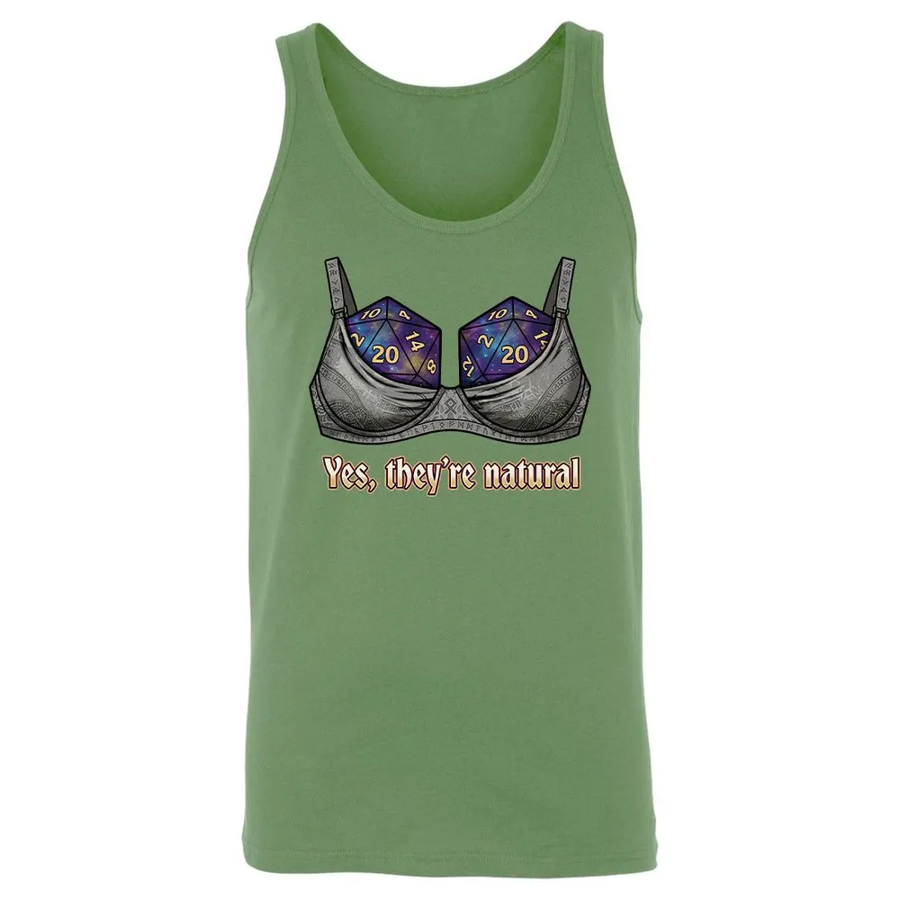 They Are Natural Nat20 Unisex Jersey Tank - Leaf - 8