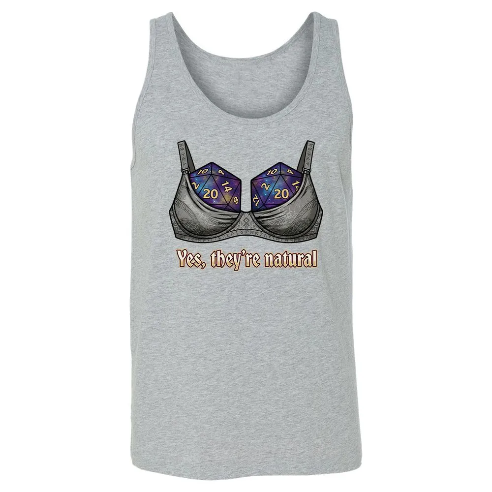 They Are Natural Nat20 Unisex Jersey Tank - Athletic Heather - 10