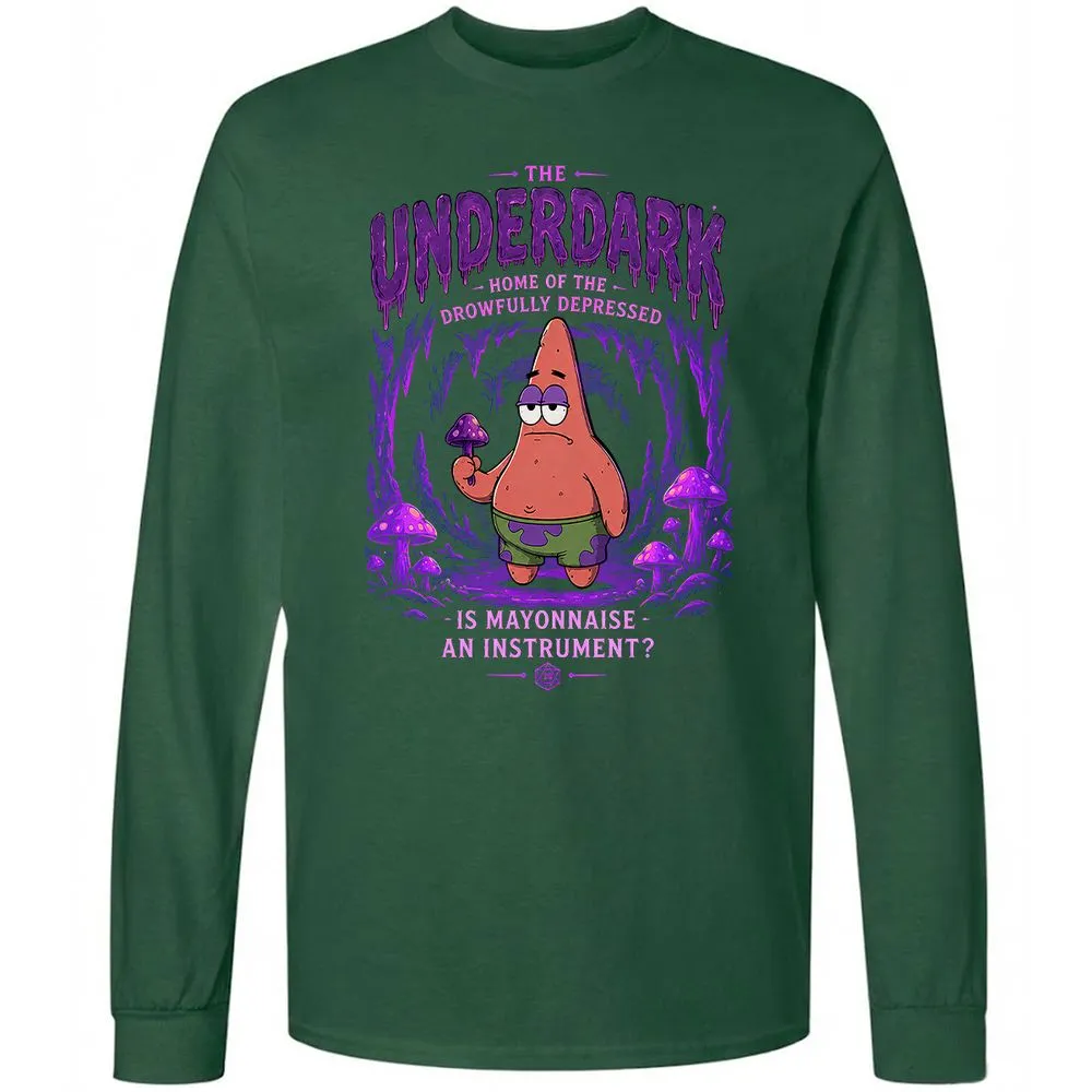 The Underdark Long Sleeve T-Shirt - Forest Green - 4