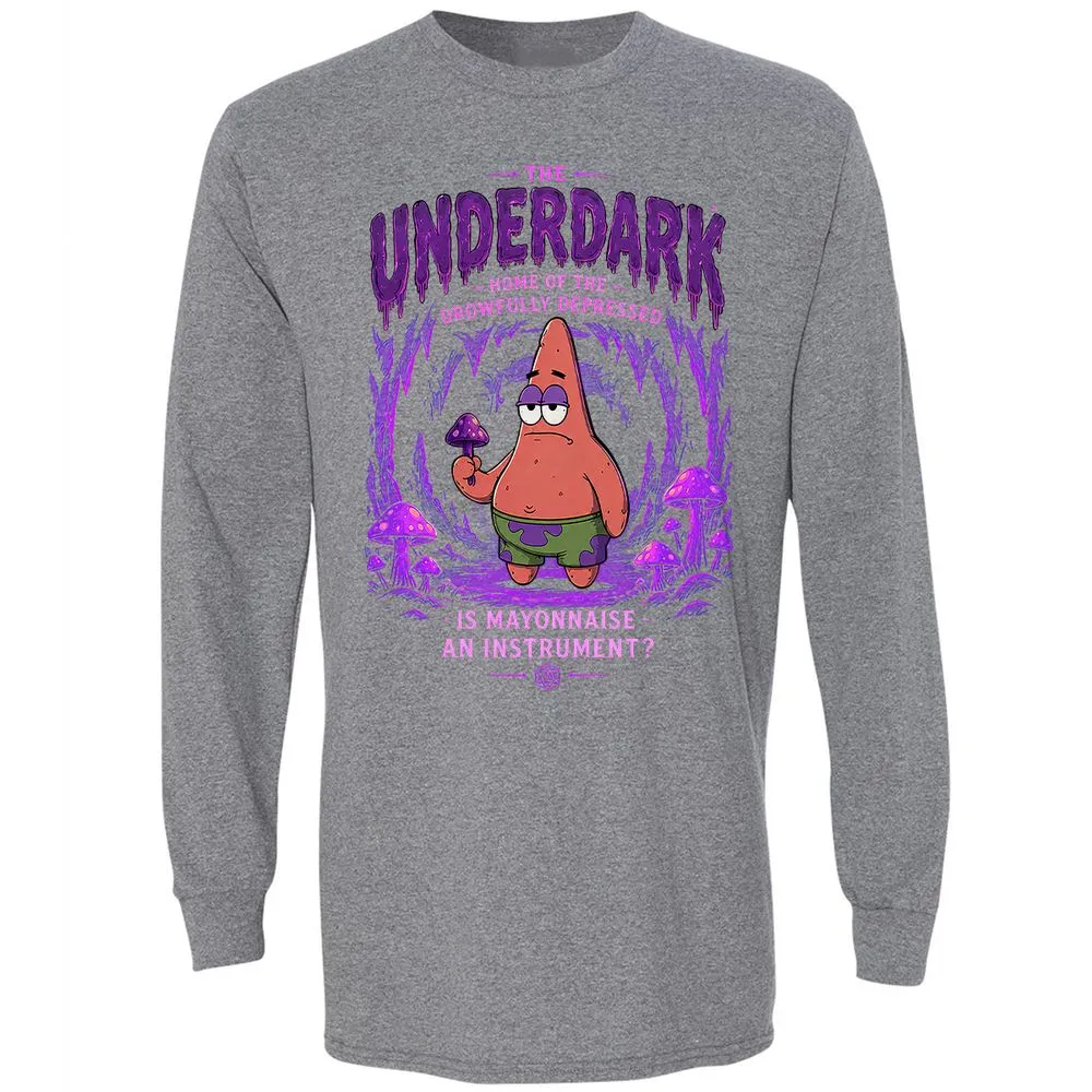 The Underdark Long Sleeve T-Shirt - Graphite Heather - 8