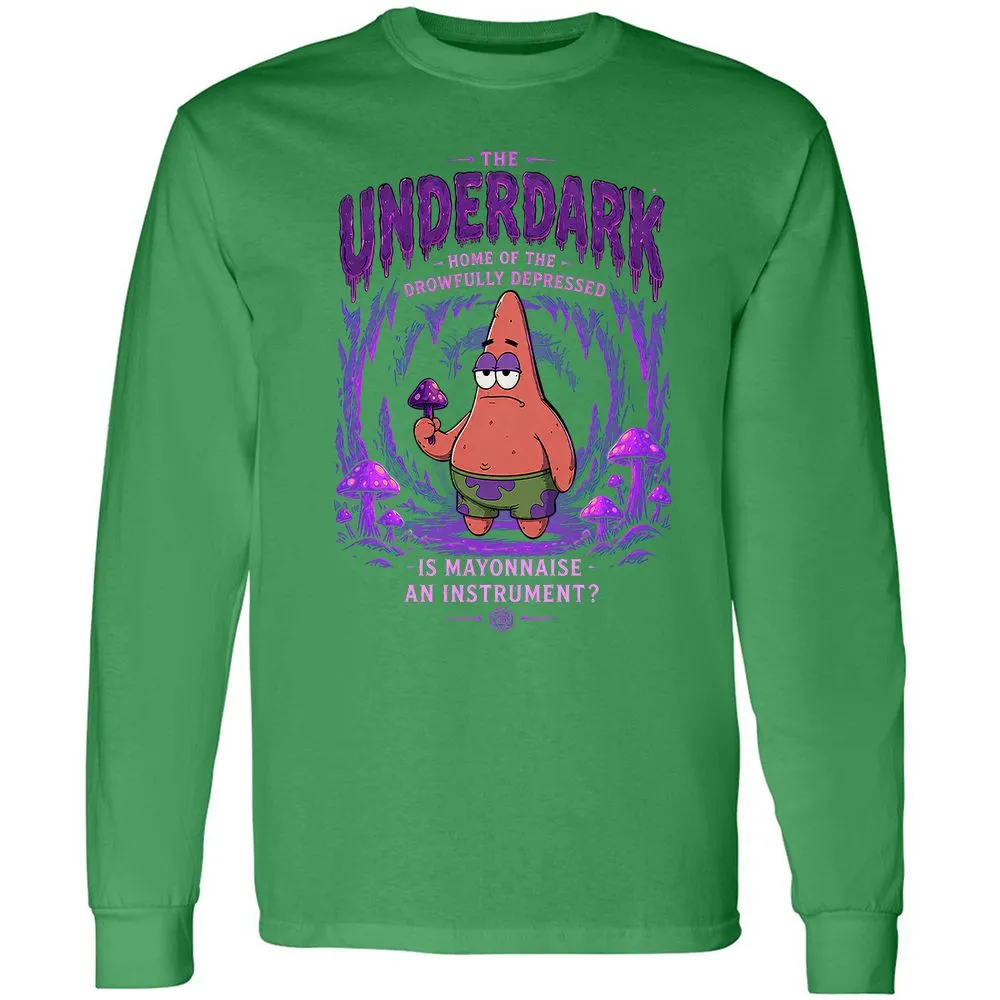 The Underdark Long Sleeve T-Shirt - Irish Green - 10