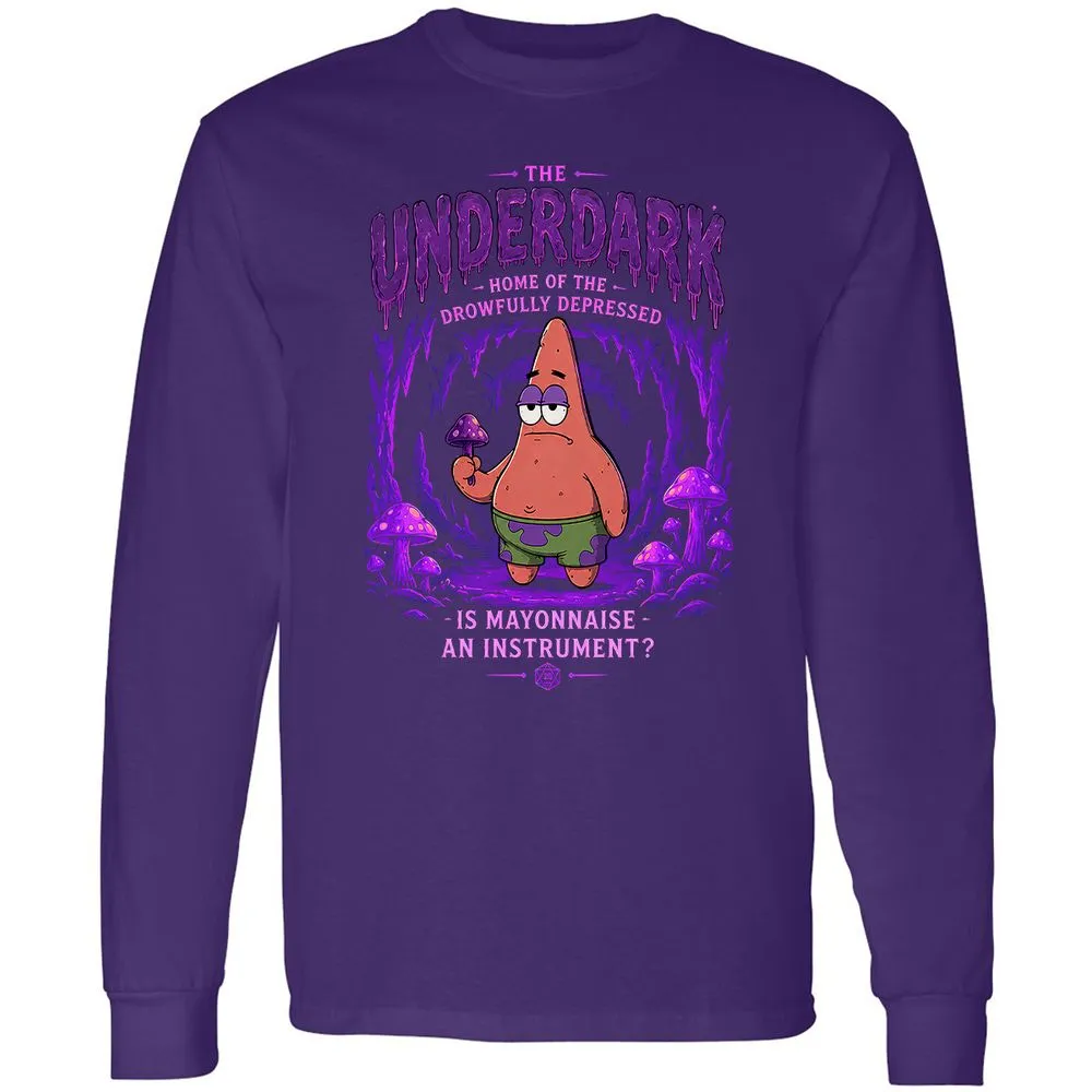 The Underdark Long Sleeve T-Shirt - Purple - 12