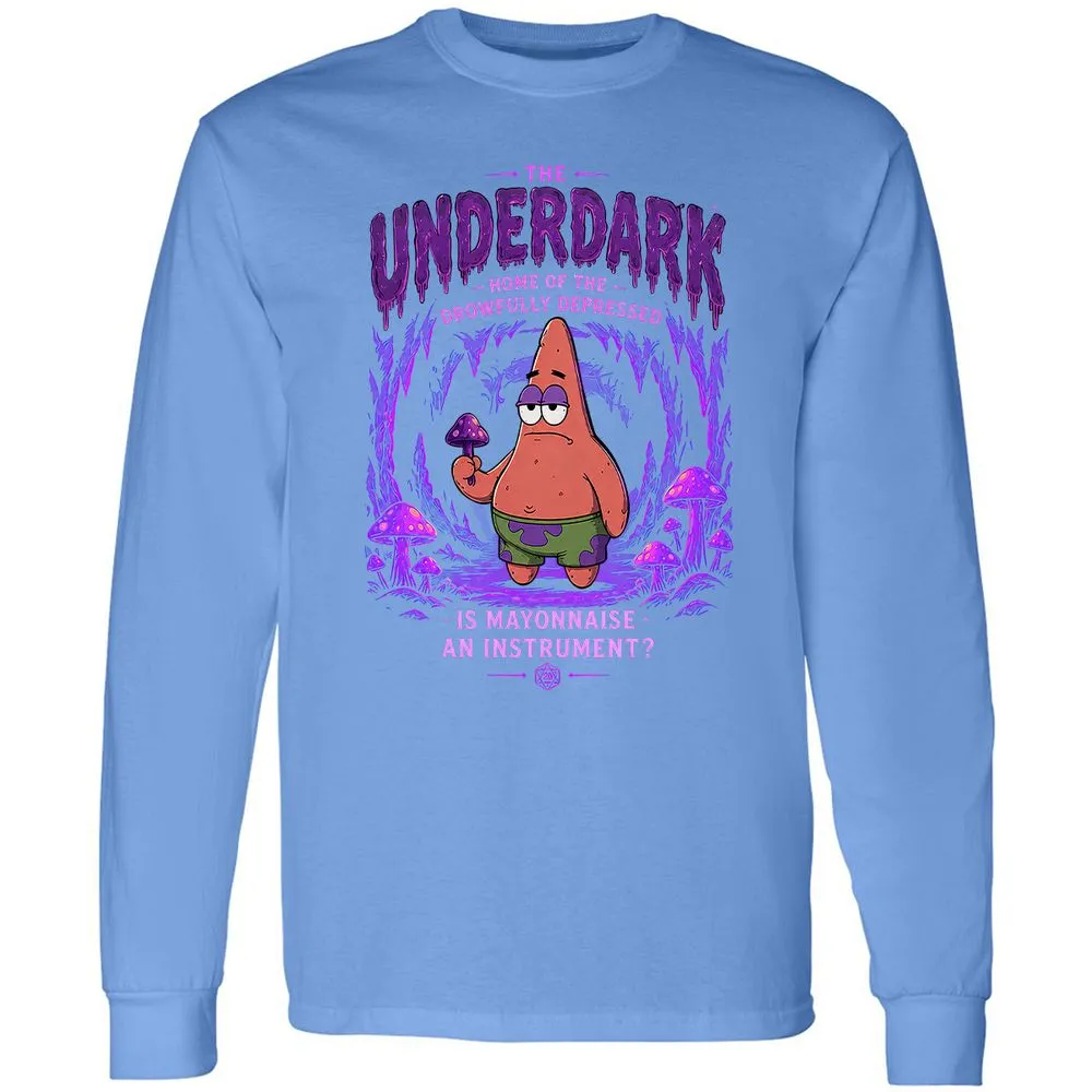 The Underdark Long Sleeve T-Shirt - Carolina Blue - 15